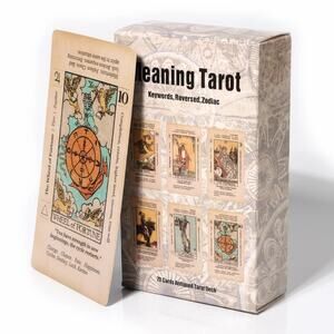 Learn Tarot Keyword Antiqued Classic Tarot Deck Learn 78 Cards Easily